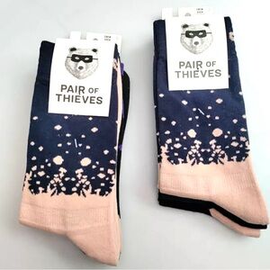 Thieves Men's Crew Socks 2 x 3pk 6-12 4 Way Stretch No Shift Fit 6 Pair, NEW